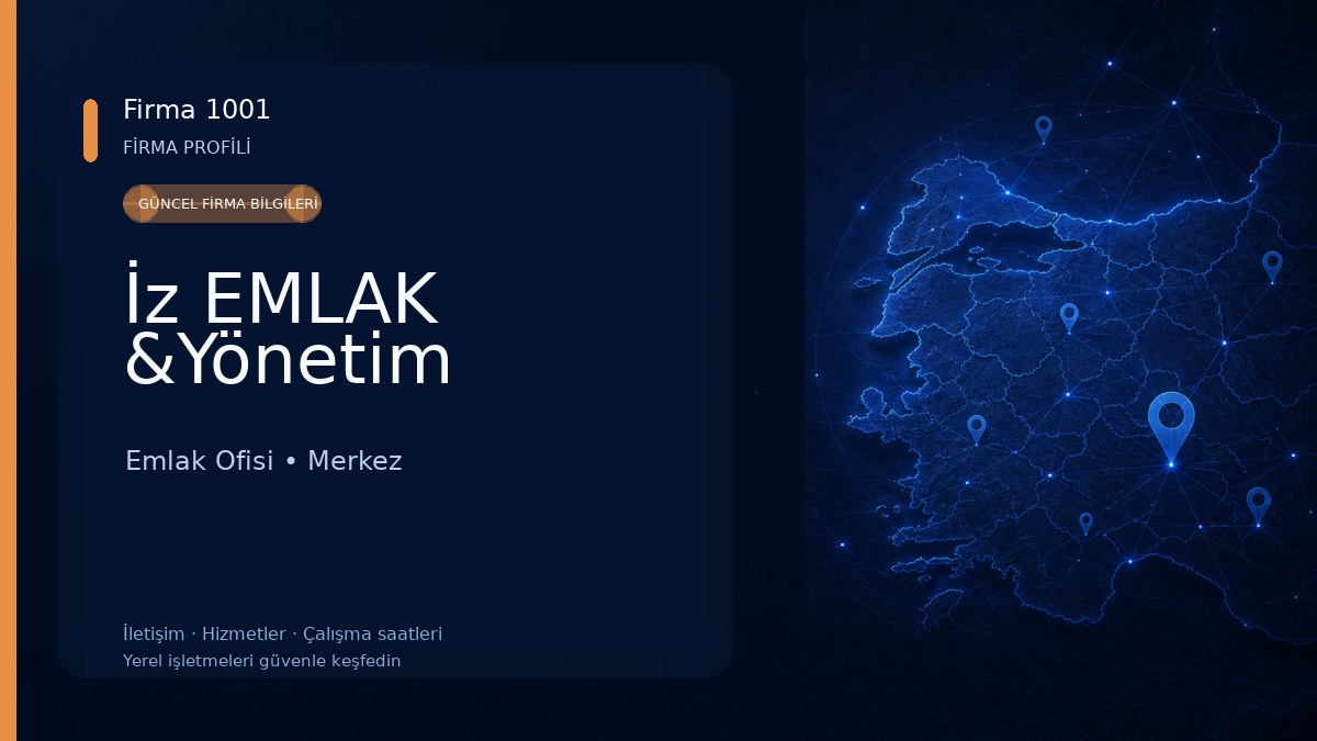 İz EMLAK &Yönetim