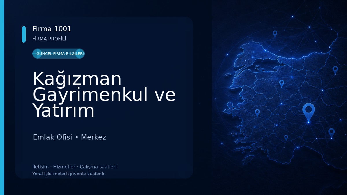 Kağızman Gayrimenkul ve Yatırım Danışmanlığı