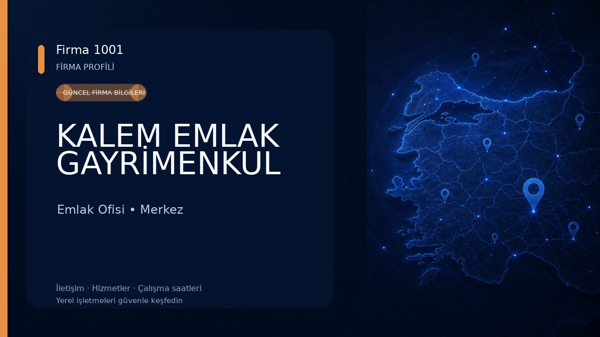 KALEM EMLAK GAYRİMENKUL