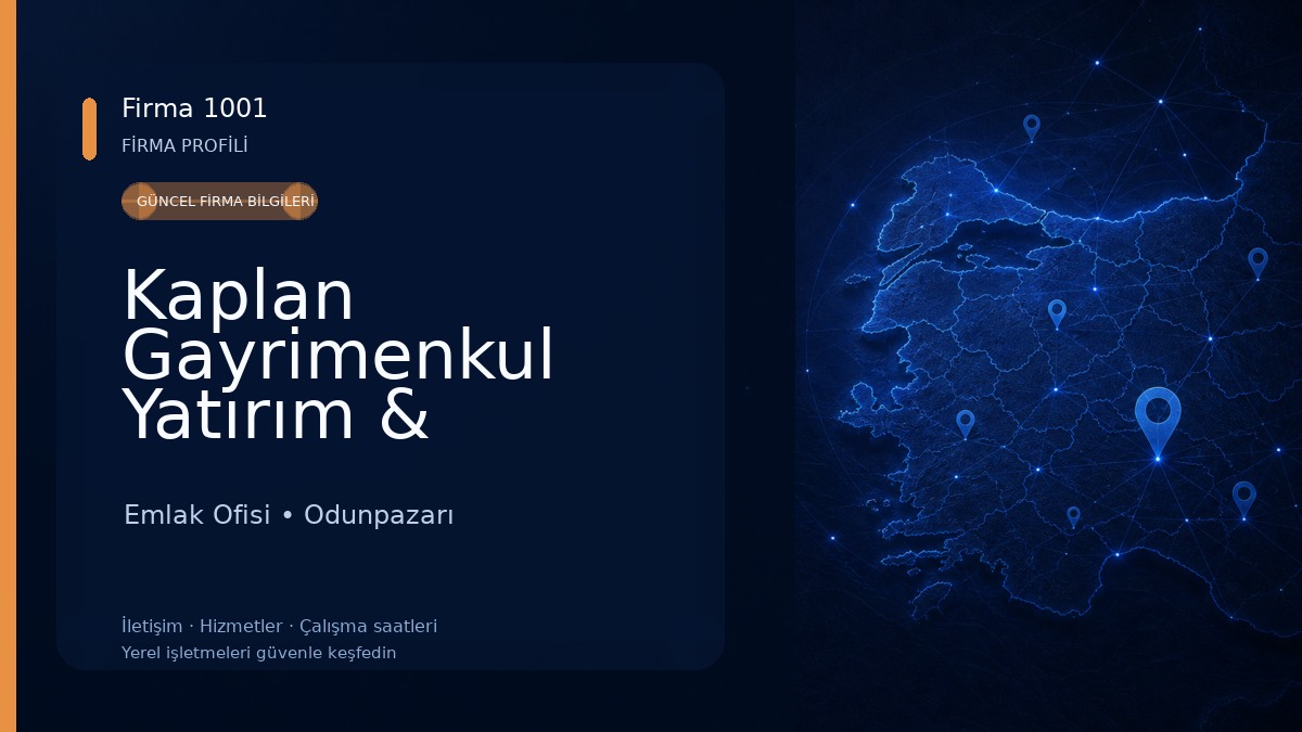 Kaplan Gayrimenkul Yatırım & Danışmanlık