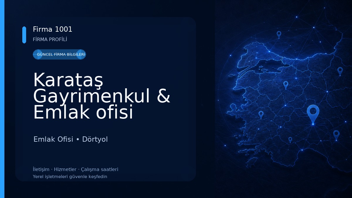 Karataş Gayrimenkul & Emlak ofisi