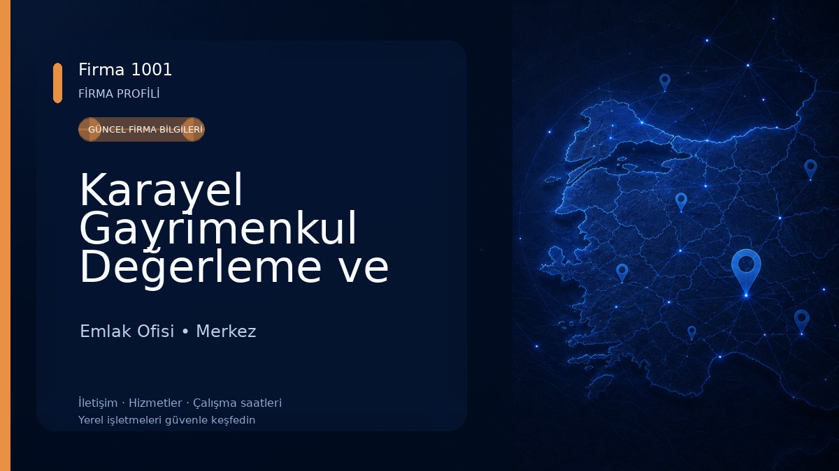 Karayel Gayrimenkul Değerleme ve Danışmanlık