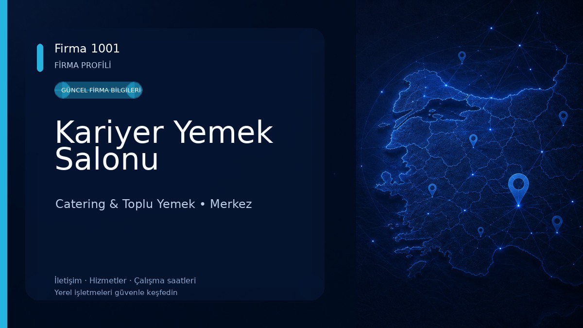 Kariyer Yemek Salonu