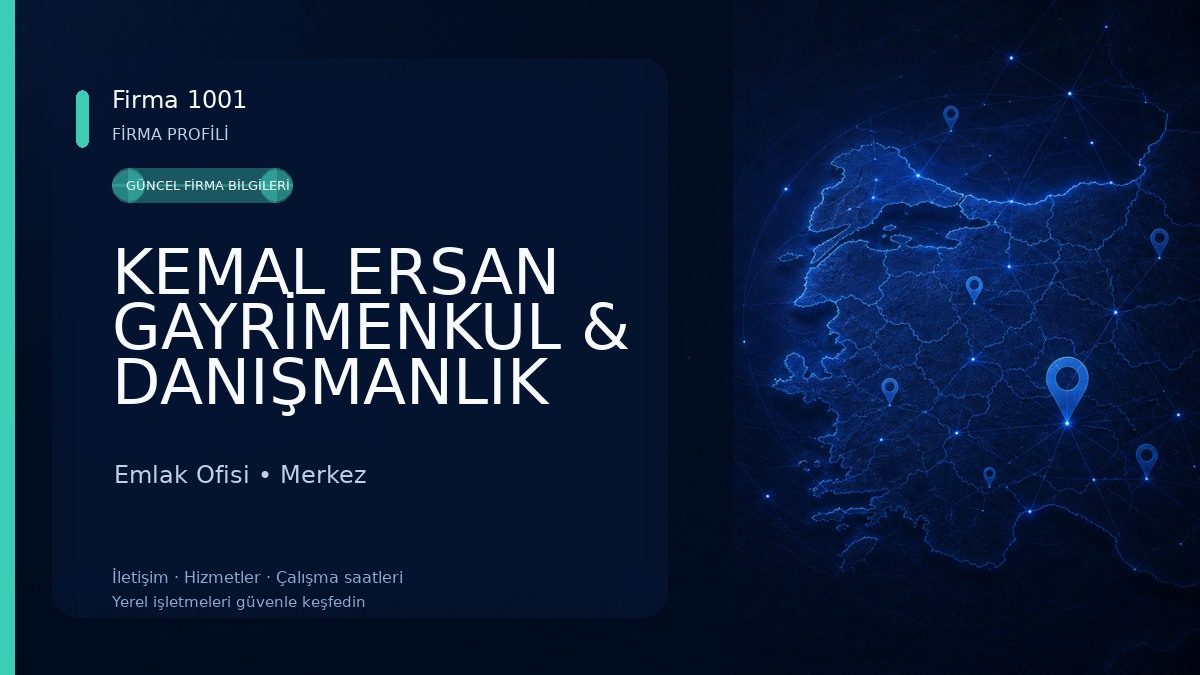 KEMAL ERSAN GAYRİMENKUL & DANIŞMANLIK