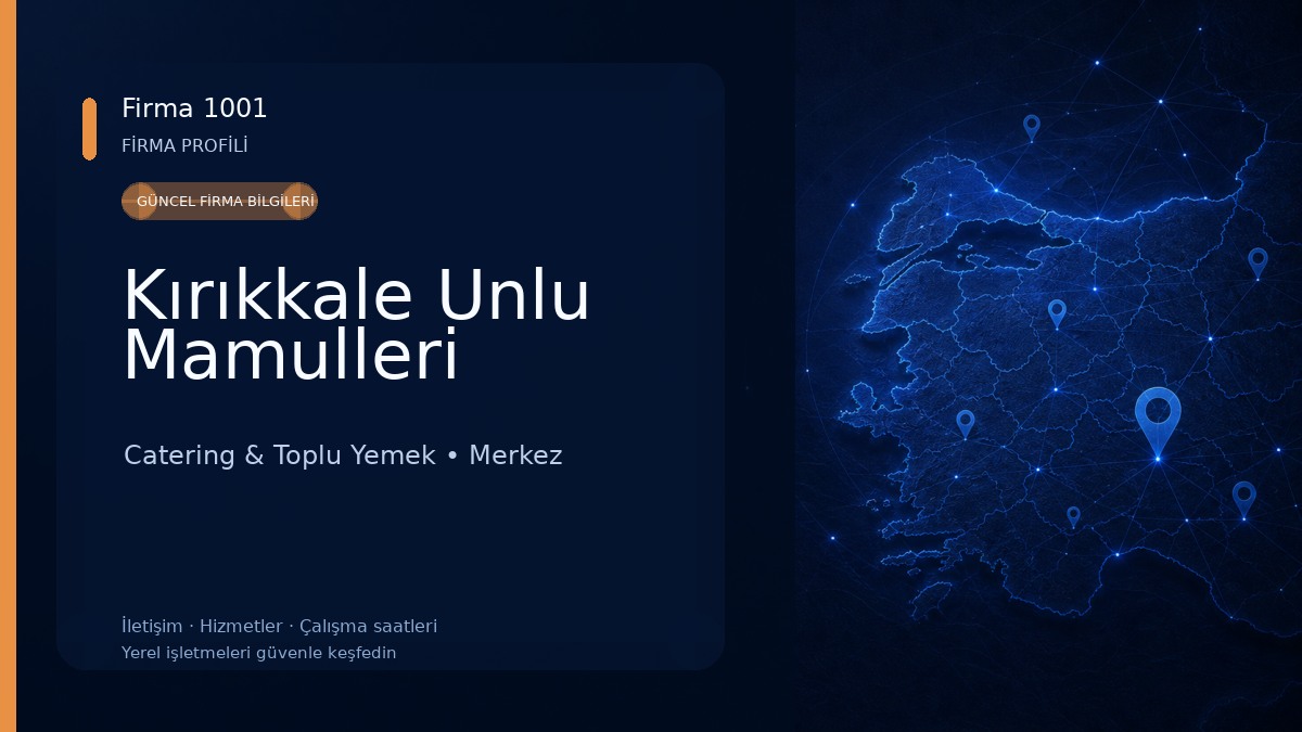 Kırıkkale Unlu Mamulleri
