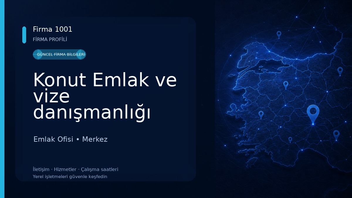 Konut Emlak ve vize danışmanlığı