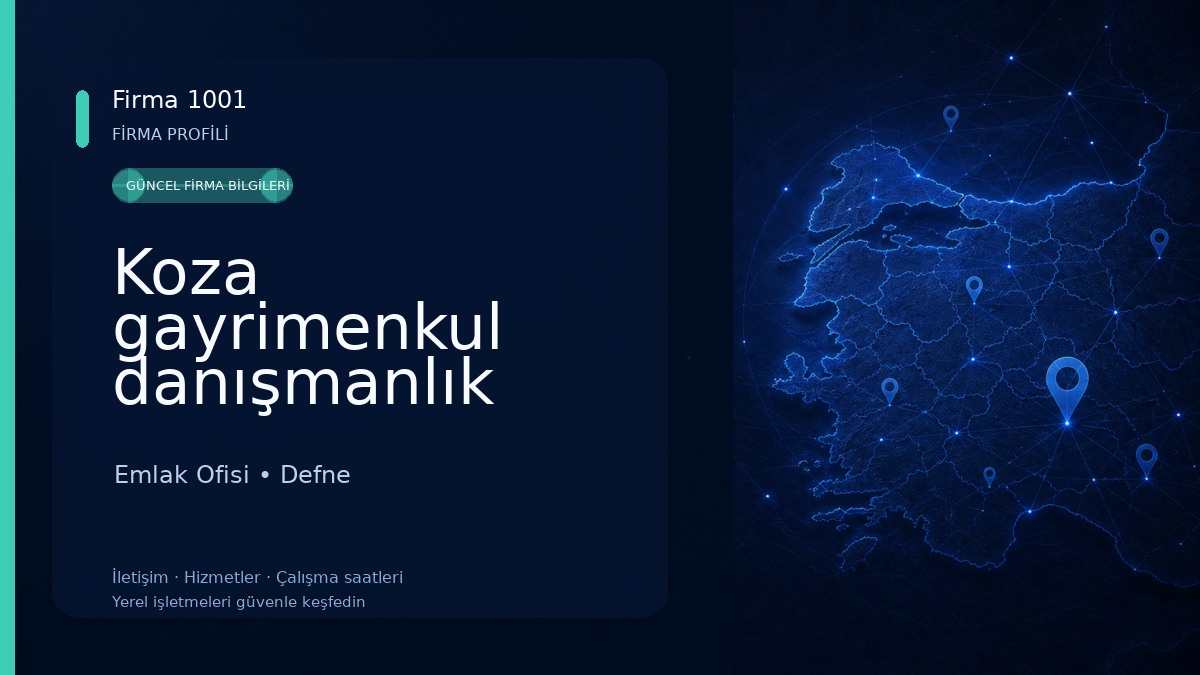 Koza gayrimenkul danışmanlık