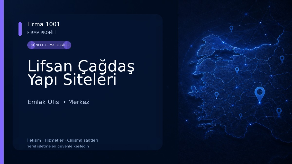 Lifsan Çağdaş Yapı Siteleri