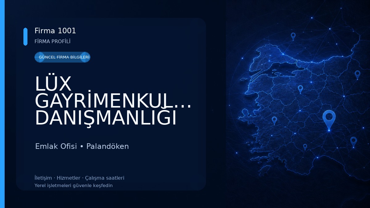 LÜX GAYRİMENKUL&YATIRIM DANIŞMANLIĞI