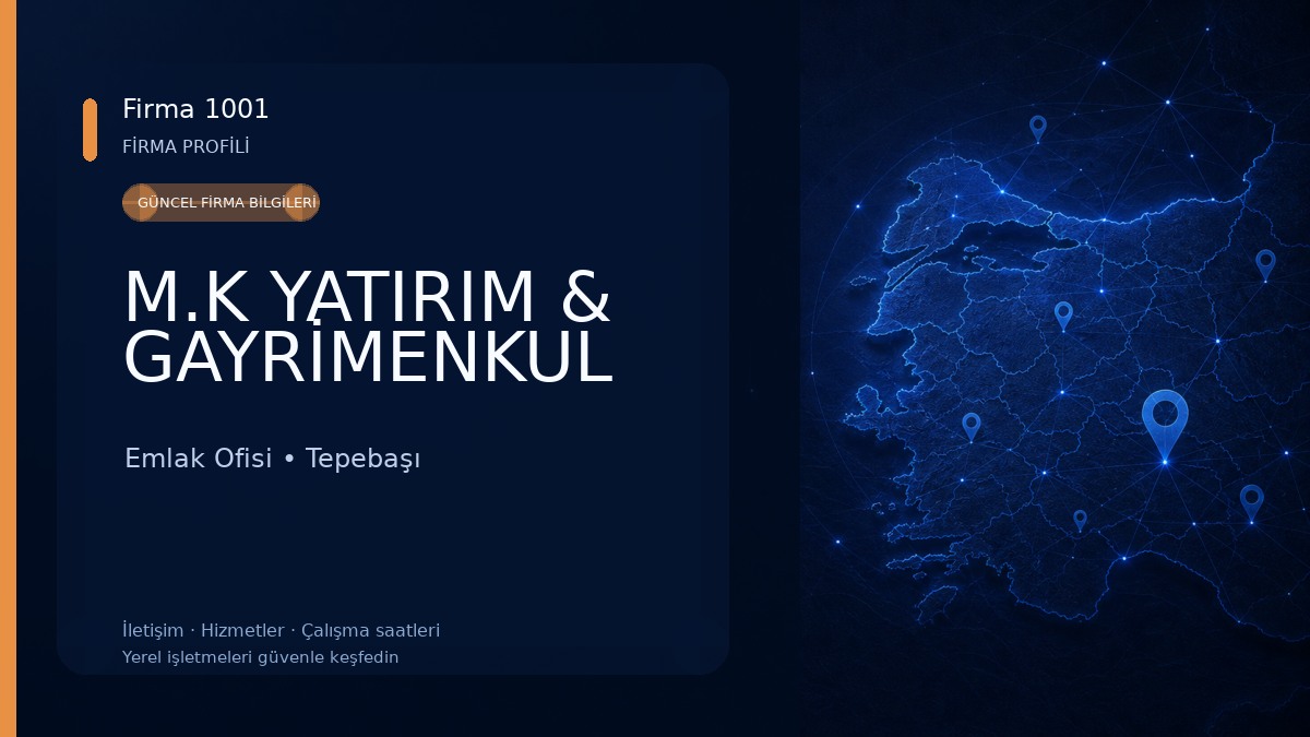 M.K YATIRIM & GAYRİMENKUL