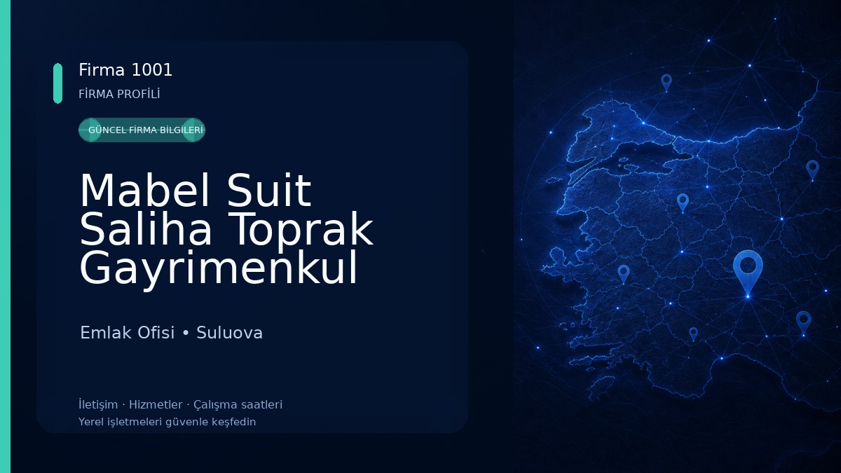 Mabel Suit Saliha Toprak Gayrimenkul
