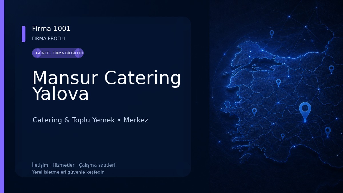 Mansur Catering Yalova