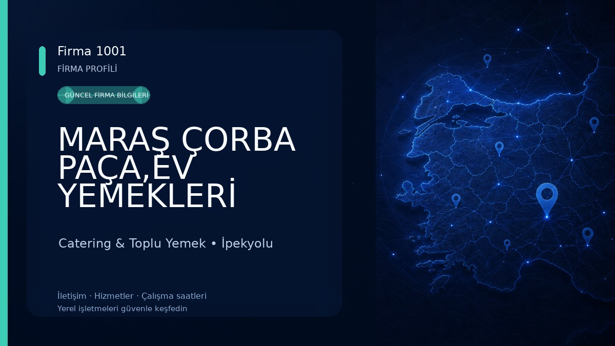 MARAŞ ÇORBA PAÇA,EV YEMEKLERİ
