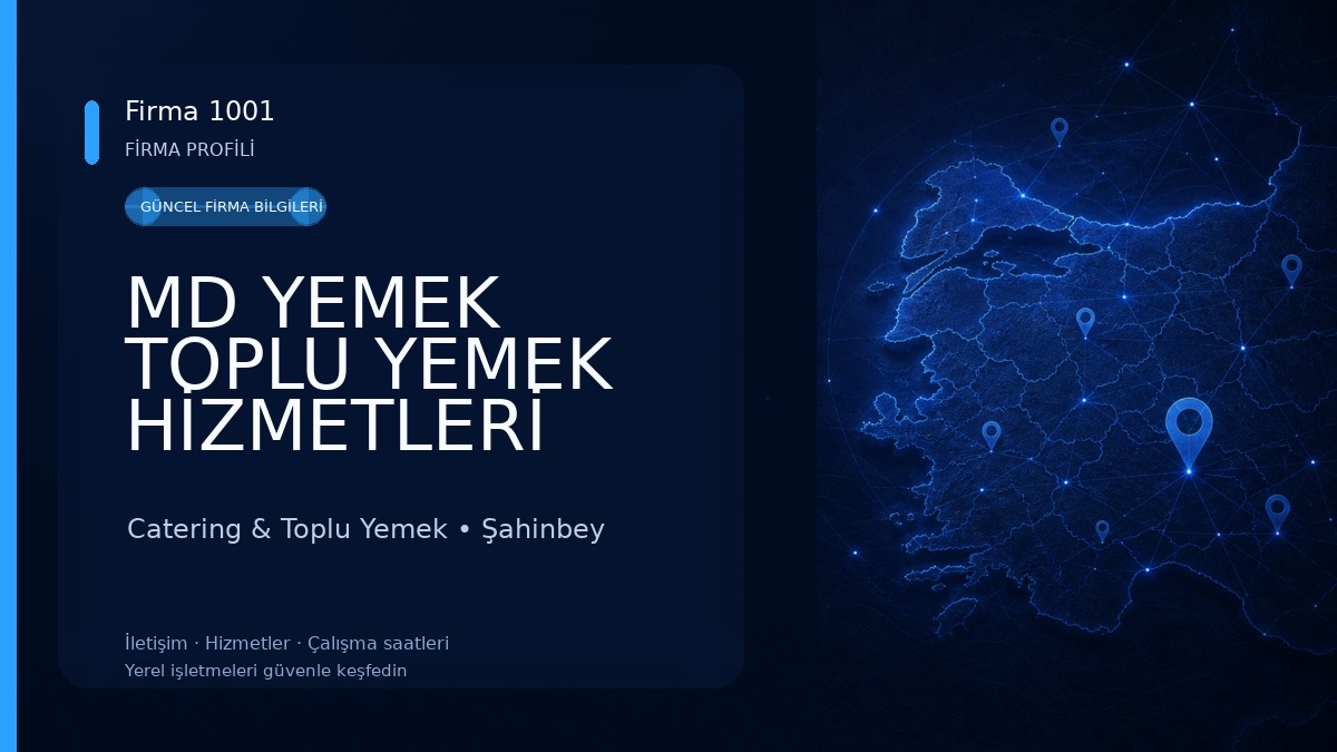 MD YEMEK TOPLU YEMEK HİZMETLERİ