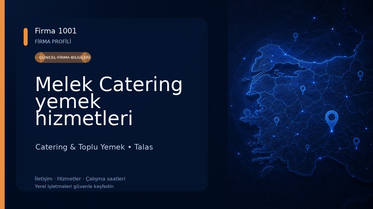 Melek Catering yemek hizmetleri