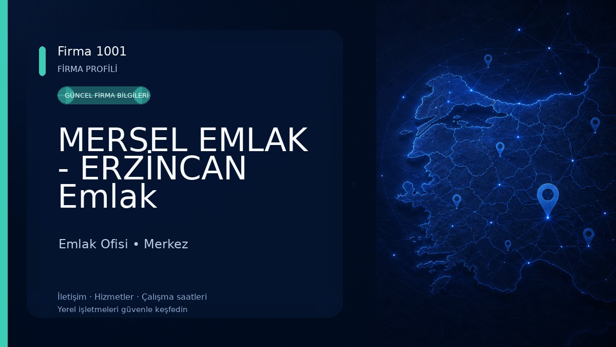 MERSEL EMLAK - ERZİNCAN Emlak Gayrimenkul