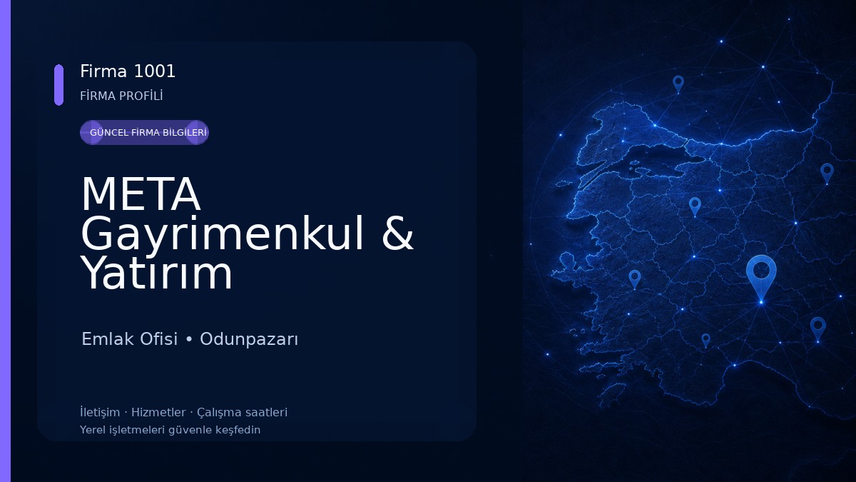 META Gayrimenkul & Yatırım Danışmanlığı / Real Estate