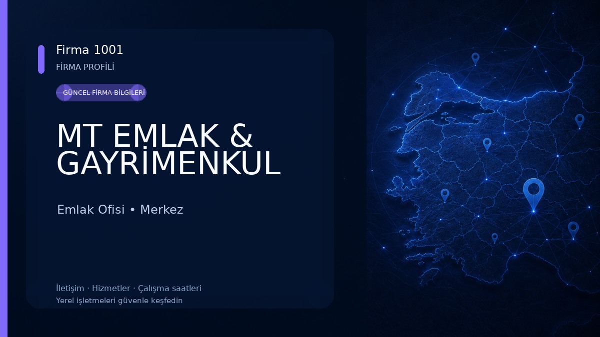 MT EMLAK & GAYRİMENKUL