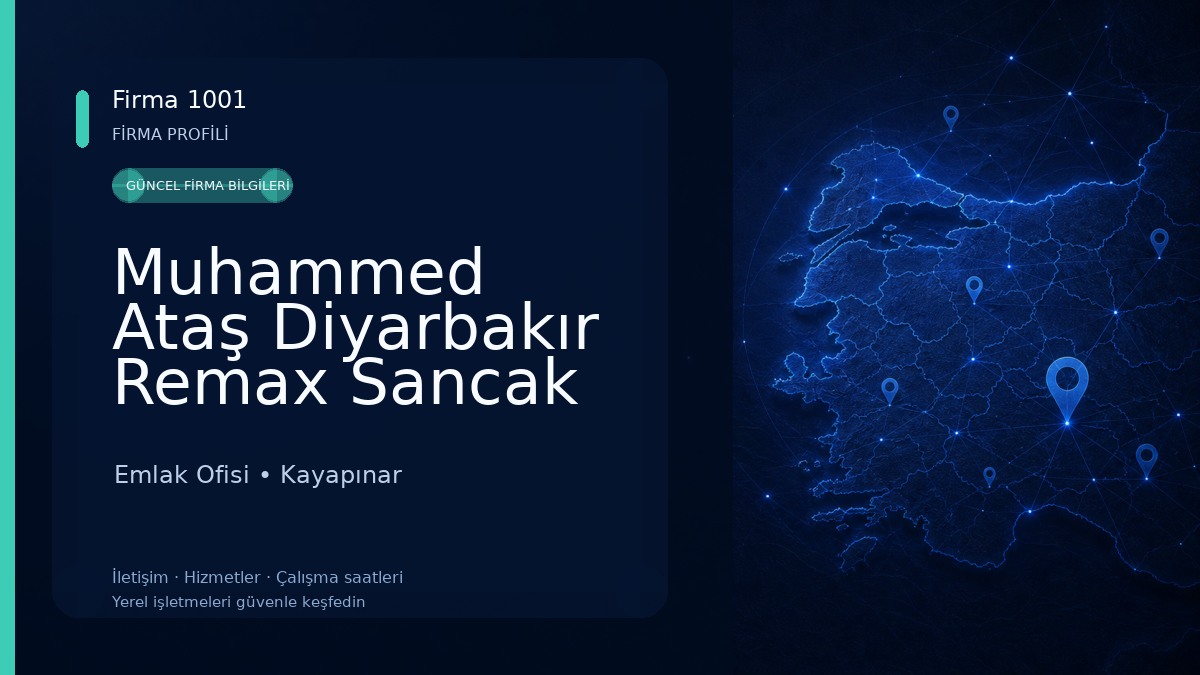 Muhammed Ataş Diyarbakır Remax Sancak