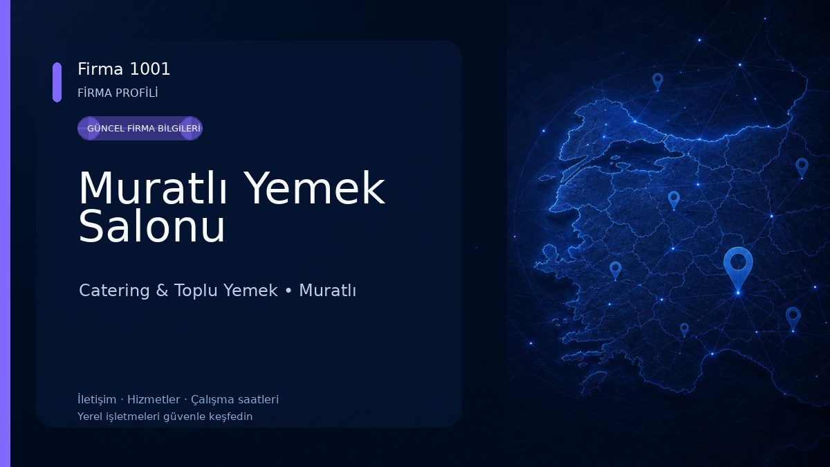 Muratlı Yemek Salonu