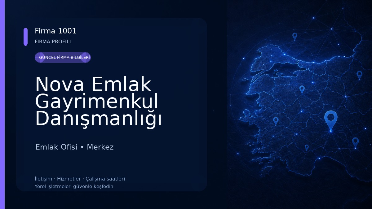 Nova Emlak Gayrimenkul Danışmanlığı