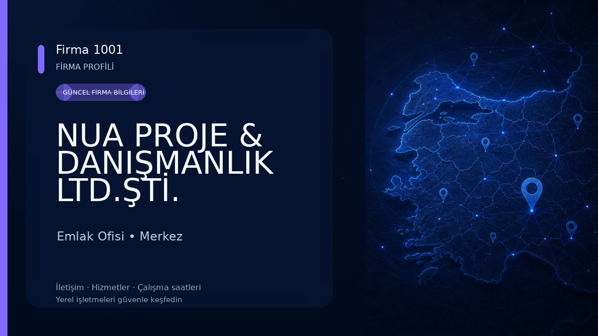 NUA PROJE & DANIŞMANLIK LTD.ŞTİ.