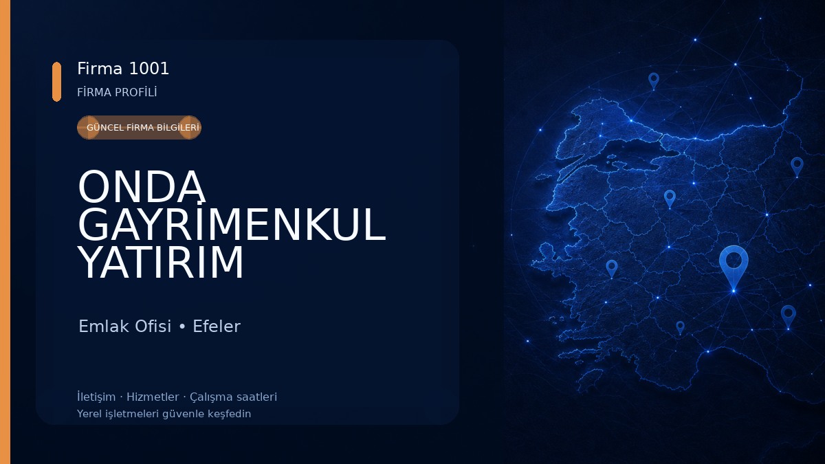 ONDA GAYRİMENKUL YATIRIM DANIŞMANLIK