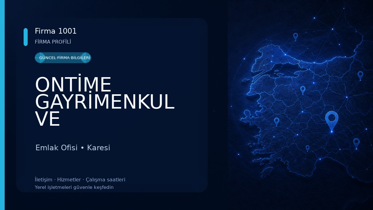 ONTİME GAYRİMENKUL VE DANIŞMANLIK