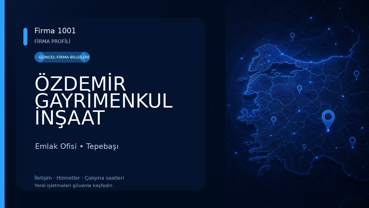 ÖZDEMİR GAYRİMENKUL İNŞAAT ESKİŞEHİR