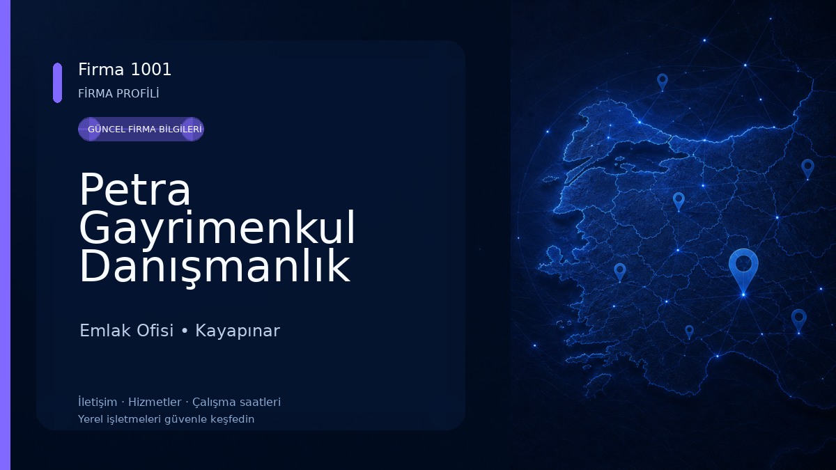 Petra Gayrimenkul Danışmanlık