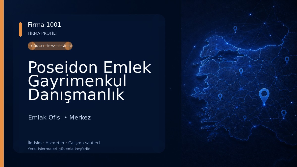 Poseidon Emlek Gayrimenkul Danışmanlık