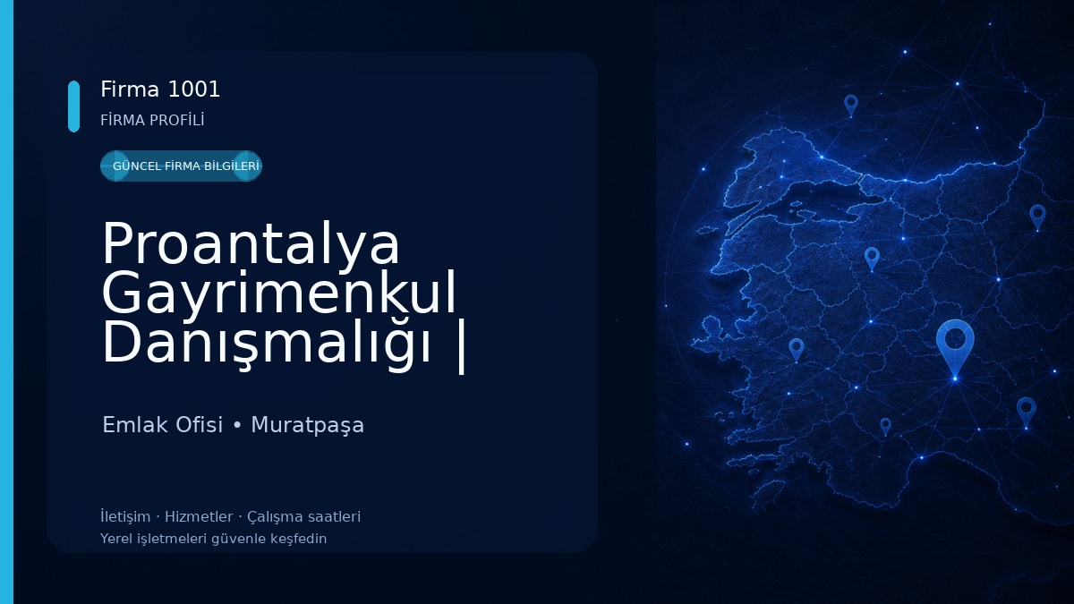 Proantalya Gayrimenkul Danışmalığı | Cem Parmaksız