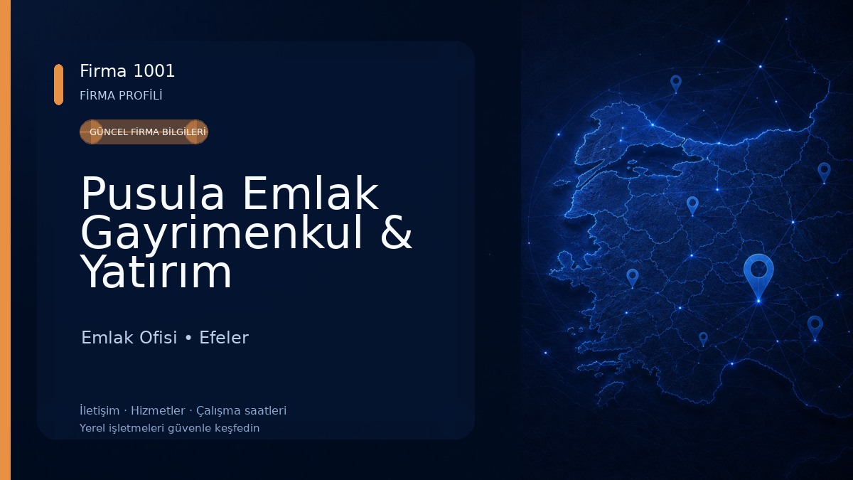 Pusula Emlak Gayrimenkul & Yatırım Danışmanlığı