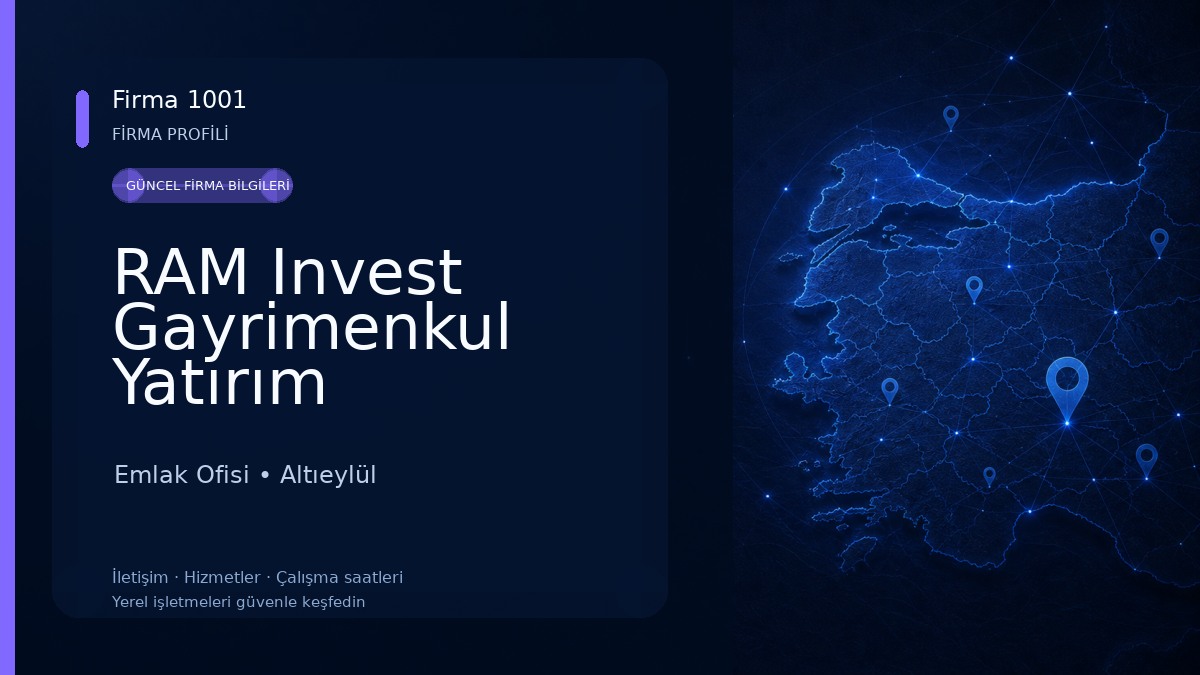 RAM Invest Gayrimenkul Yatırım Danışmanlığı Ltd. Şti