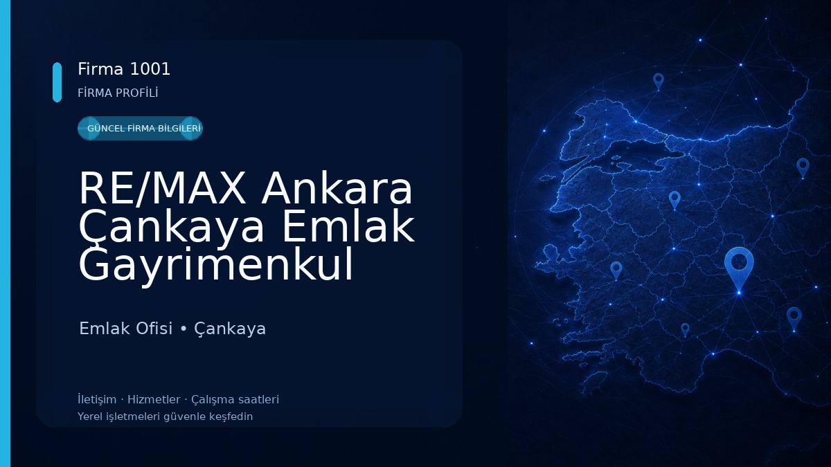 RE/MAX Ankara Çankaya Emlak Gayrimenkul Ofisi