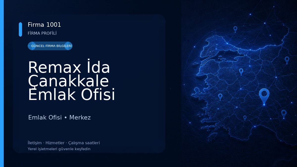 Remax İda Çanakkale Emlak Ofisi