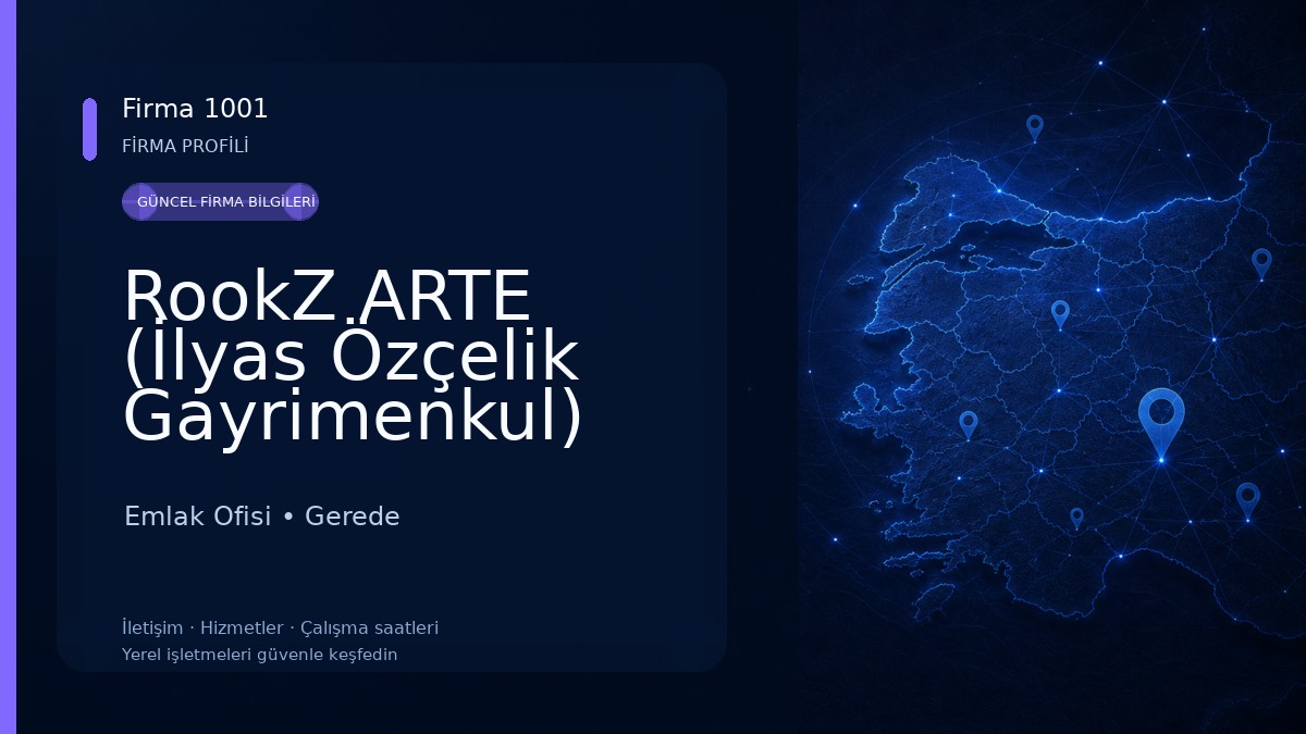 RookZ ARTE (İlyas Özçelik Gayrimenkul)