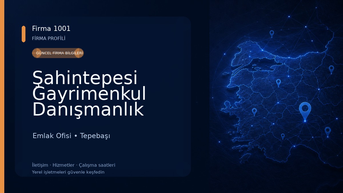 Şahintepesi Gayrimenkul Danışmanlık