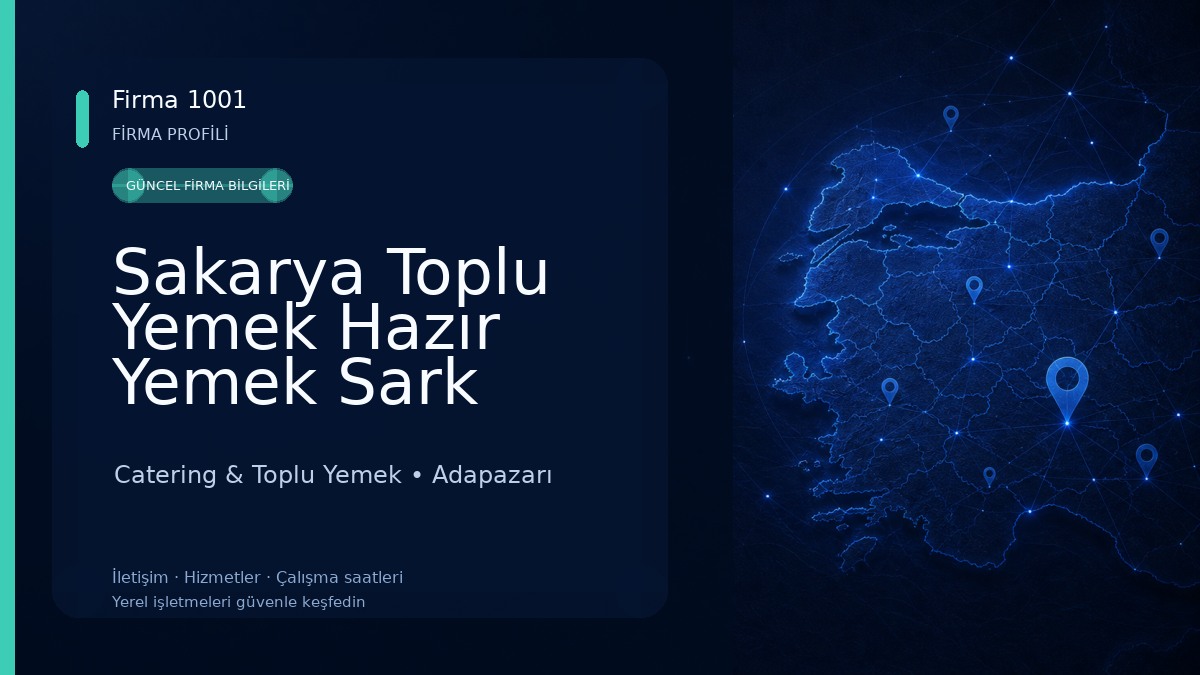 Sakarya Toplu Yemek Hazır Yemek Sark Lokantası