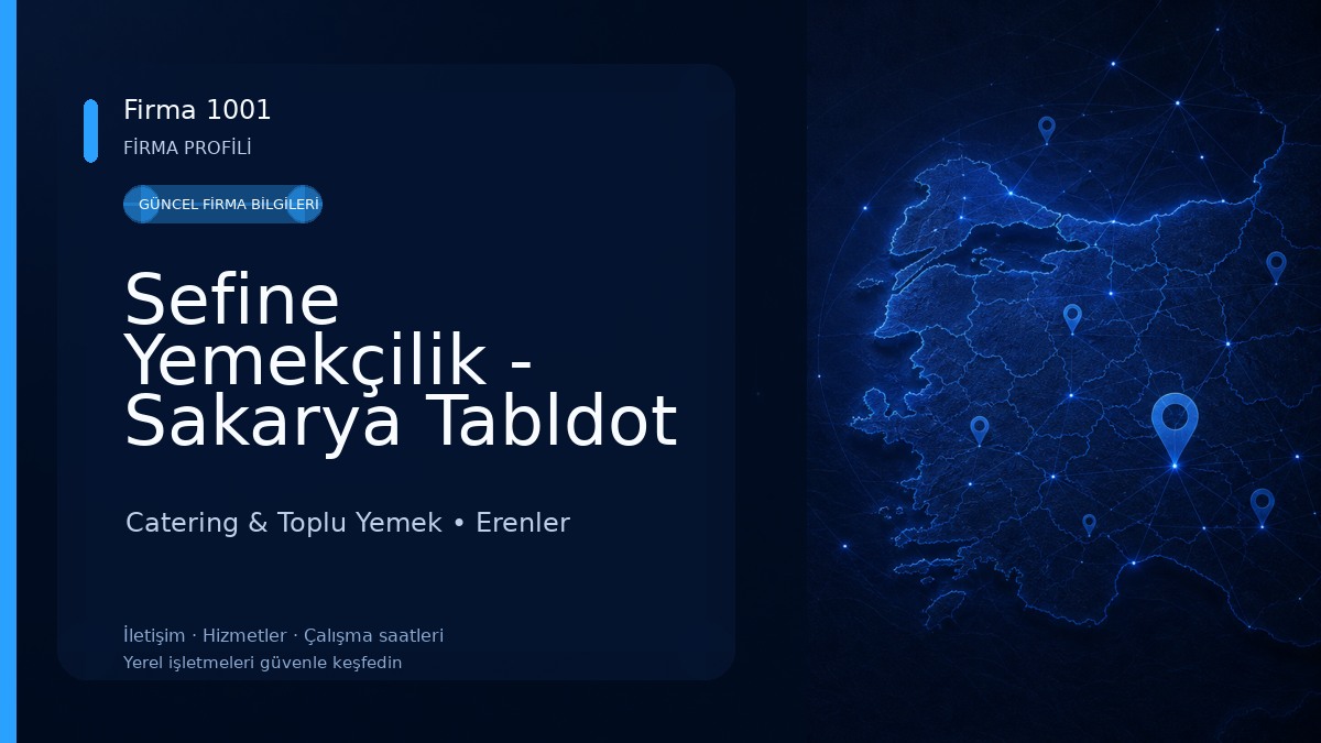 Sefine Yemekçilik - Sakarya Tabldot Yemek Firması