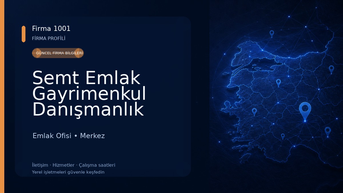 Semt Emlak Gayrimenkul Danışmanlık