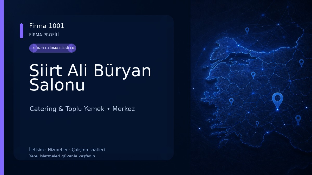 Siirt Ali Büryan Salonu