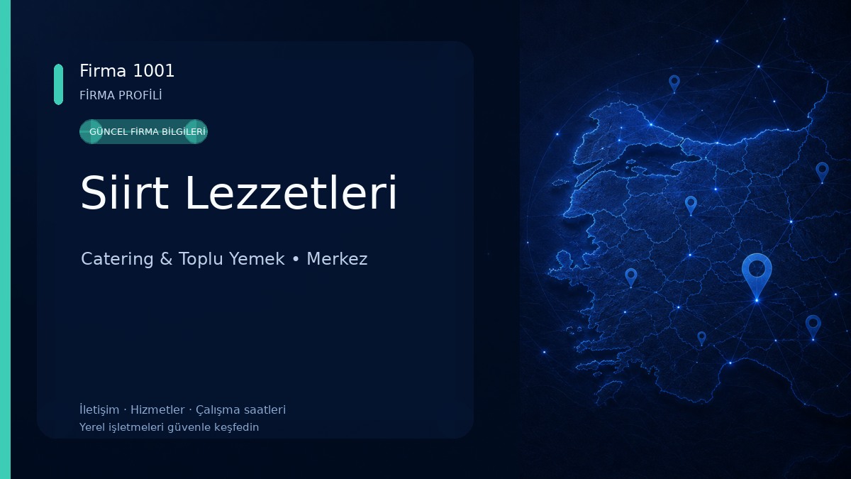 Siirt Lezzetleri