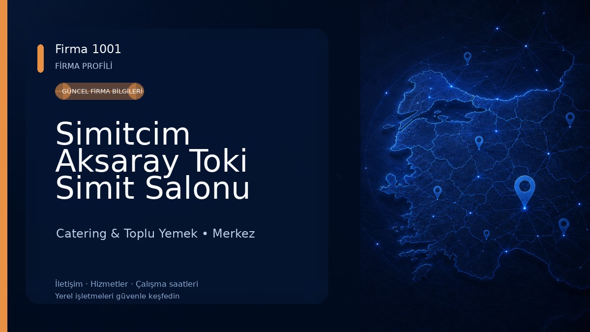 Simitcim Aksaray Toki Simit Salonu