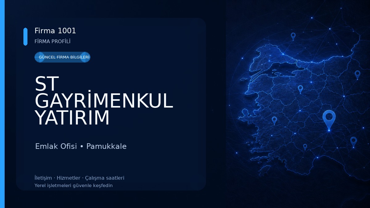 ST GAYRİMENKUL YATIRIM DANIŞMANLIĞI