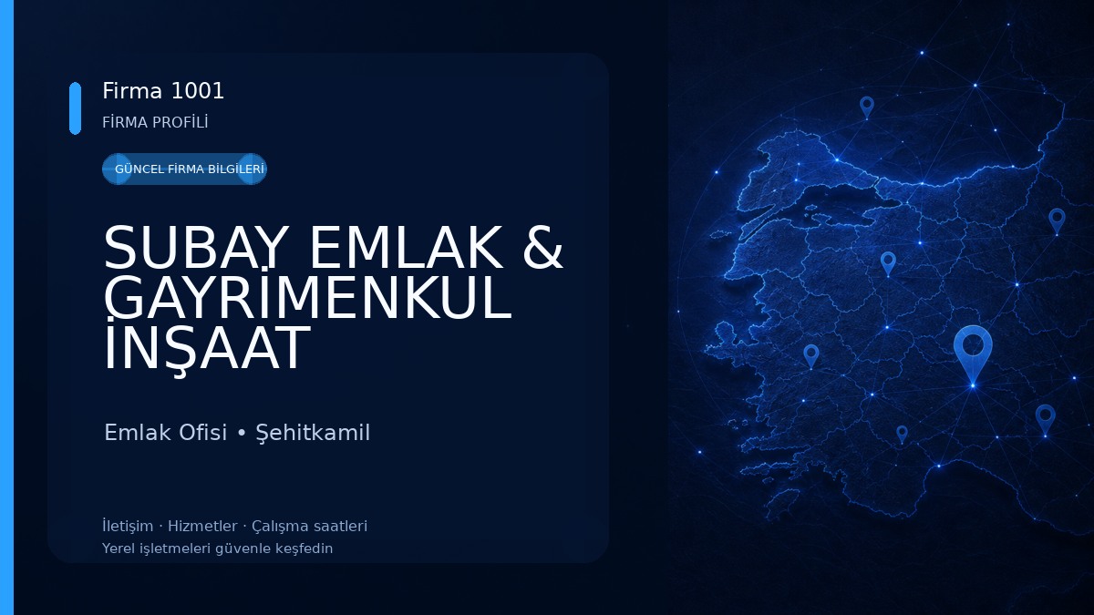 SUBAY EMLAK & GAYRİMENKUL İNŞAAT