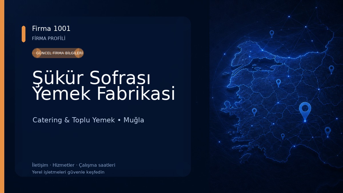 Şükür Sofrası Yemek Fabrikasi