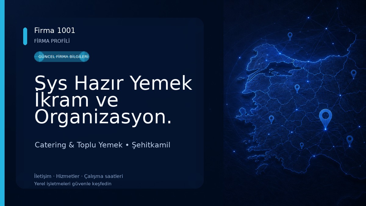 Sys Hazır Yemek İkram ve Organizasyon.