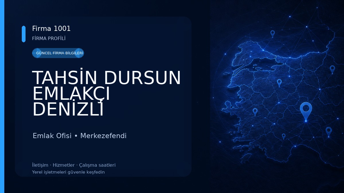 TAHSİN DURSUN EMLAKÇI DENİZLİ GAYRİMENKUL DANIŞMANI COLDWELL BANKER