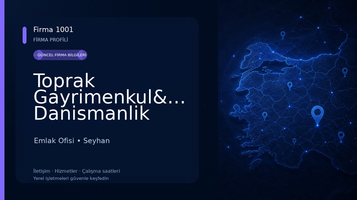 Toprak Gayrimenkul&Kredi Danismanlik
